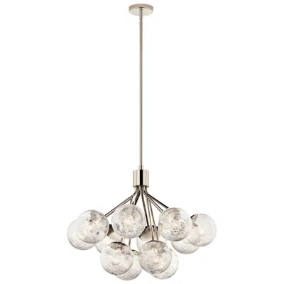 Kichler Silvarious 30"w Polished Nickel 12-light Chandelier