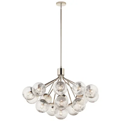 Kichler Silvarious 38" Wide 16-light Polished Nickel Chandelier