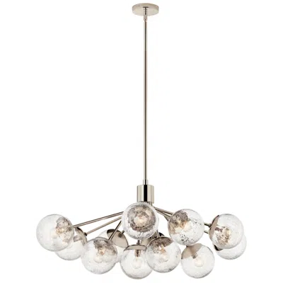 Kichler Silvarious 48"w Polished Nickel 12-light Chandelier