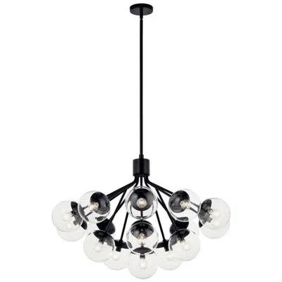 Kichler Silvarious Black Chandelier Convertible 16lt