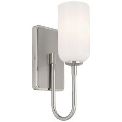 Kichler Solia 13.5 Inch 1 Light Wall Sconce In Polished Nickel