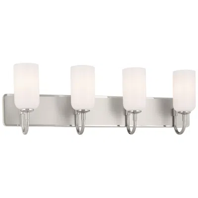 Kichler Solia 32" Wide 4-light Polished Nickel Bath Vanity Light