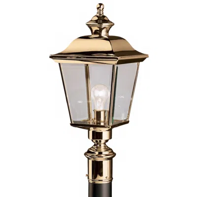 Kichler Solid Brass 22" High Outdoor Post Light