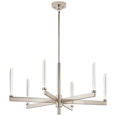 Kichler Sycara 36 1/4" Wide Polished Nickel 6-light Led Chandelier