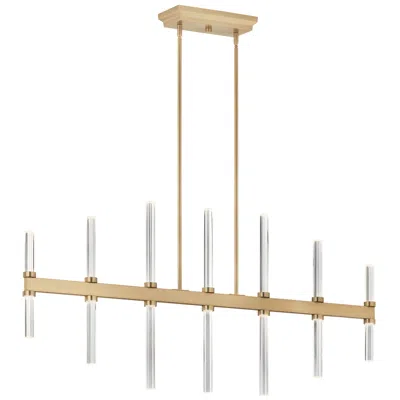 Kichler Sycara 48 1/4" Wide Champagne Bronze Led Linear Chandelier