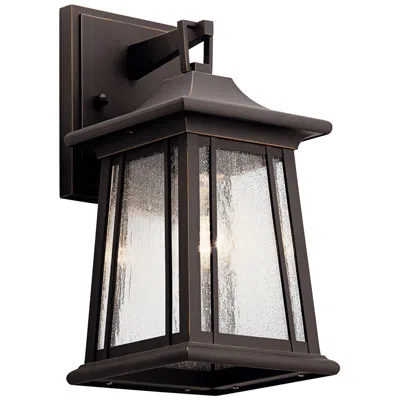 Kichler Taden 12 1/2" High Rubbed Bronze Outdoor Wall Light