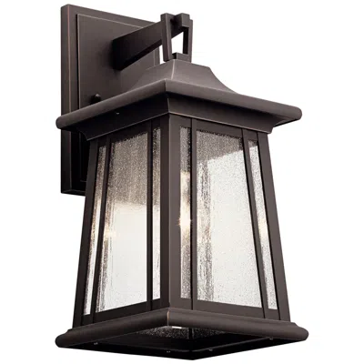 Kichler Taden 16 1/2" High Rubbed Bronze Outdoor Wall Light