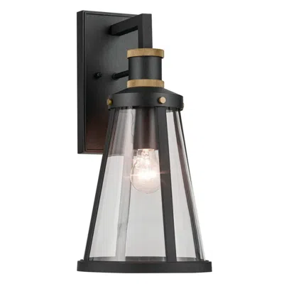 Kichler Talman 18 Inch 1 Light Outdoor Wall Light In Textured Black