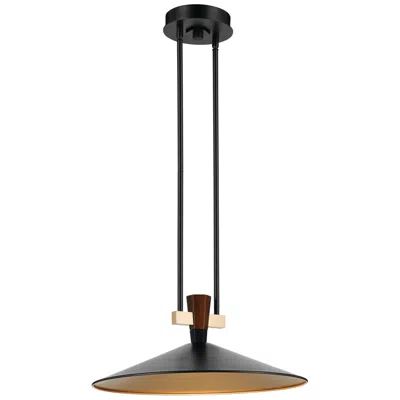 Kichler Tenon 20" 1-light Led Pendant In Black