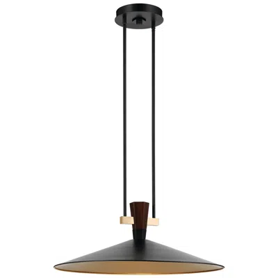 Kichler Tenon 28" 1-light Led Pendant In Black