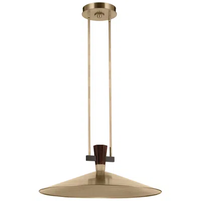 Kichler Tenon 28" 1-light Led Pendant In Champagne Bronze