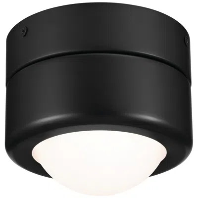 Kichler Tibbi 5.5 Inch 1 Light Led Flush Mount In Black