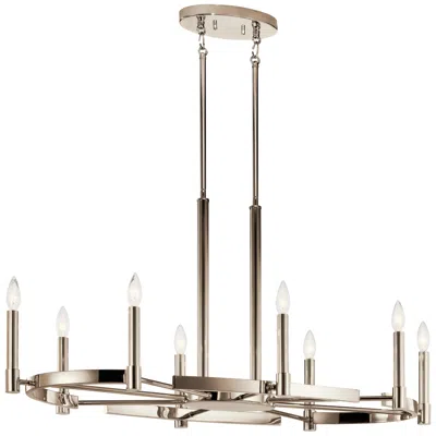 Kichler Tolani 43" Wide Polished Nickel 8-light Chandelier