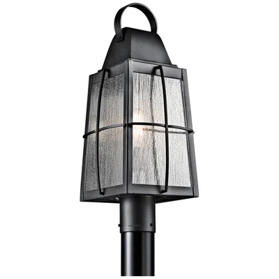 Kichler Tolerand Seedy 21 3/4"h Black Outdoor Post Light