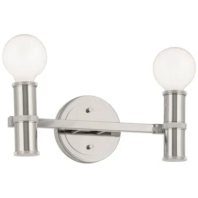 Kichler Torche 13 Inch 2 Light Vanity In Polished Nickel