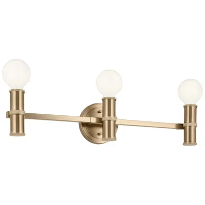 Kichler Torche 24 1/4"w Champagne Bronze 3-light Bath Light