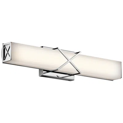 Kichler Trinsic 22"w Chrome 2-light Led Linear Bath Light