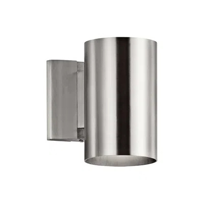 Kichler Tube 7" High Aluminum Modern Dark Sky Outdoor Wall Light