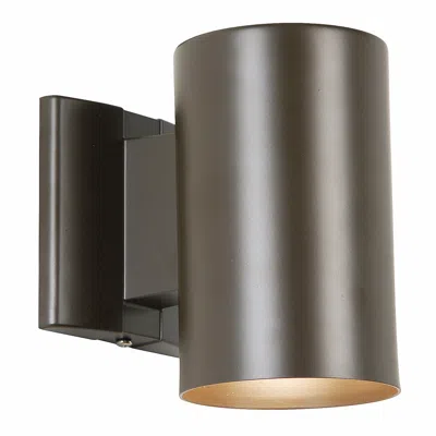 Kichler Tube 7" High Bronze Finish Modern Dark Sky Outdoor Wall Light