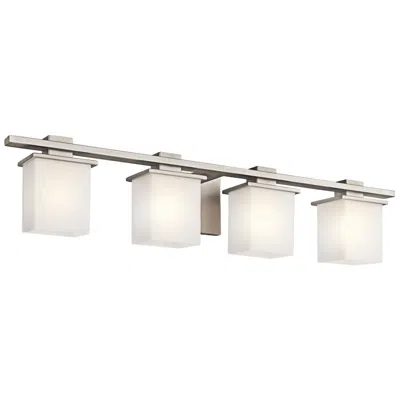 Kichler Tully 32"w Antique Pewter 4-light Vanity Bath Light