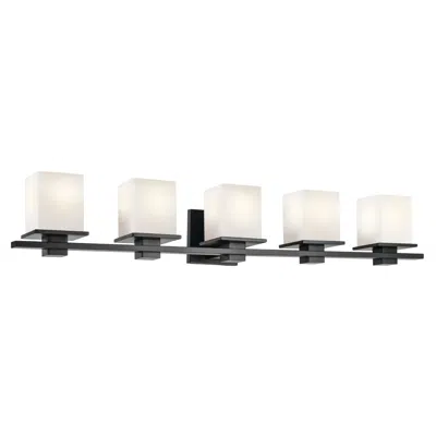 Kichler Tully 40 1/4" Wide Black 5-light Vanity Bath Light