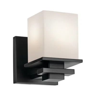 Kichler Tully 6 1/2" High Black Wall Sconce