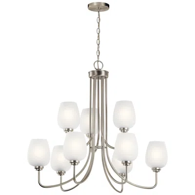 Kichler Valserrano 31 3/4" Wide Brushed Nickel 9-light Chandelier