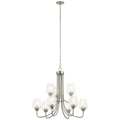 Kichler Valserrano 31 3/4" Wide Brushed Nickel 9-light Chandelier