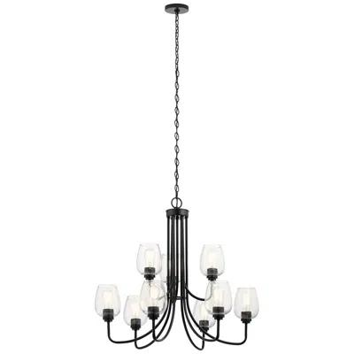 Kichler Valserrano 9 Light Chandelier Black