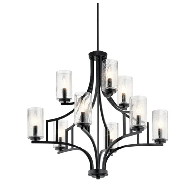 Kichler Vara 25 3/4"w Distressed Black 9-light Chandelier