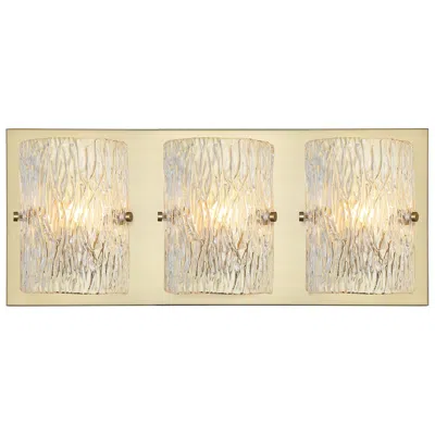 Kichler Varaluz Morgan 23" Wide Satin Brass 3-light Bath Light