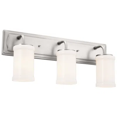 Kichler Vetivene 24" Wide 3-light Classic Pewter Bath Fixture