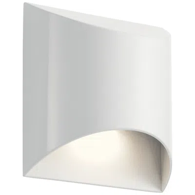 Kichler Wesley White Led Outdoor Wall Light