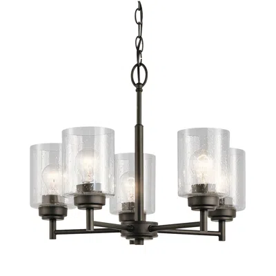 Kichler Winslow 19 3/4" Wide Oiled Bronze 5-light Chandelier