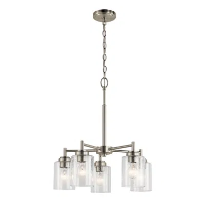 Kichler Winslow 19 3/4"w Brushed Nickel 5-light Chandelier