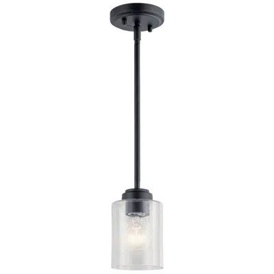 Kichler Winslow 4 1/4" Wide Black Cylindrical Mini Pendant Light