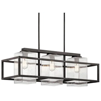 Kichler Wright 36" Wide Zinc Kitchen Island Light Outdoor Chandelier