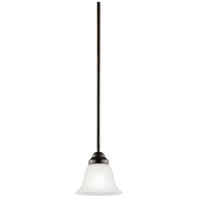 Kichler Wynberg 6.25" Wide White Glass Mini Pendant