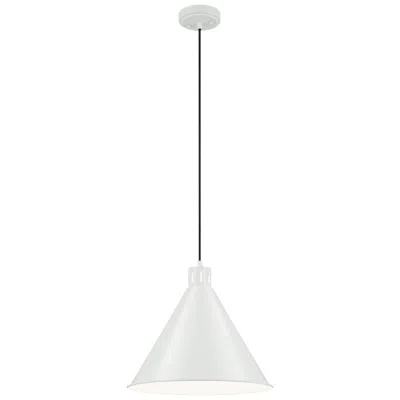 Kichler Zailey 18" Wide Modern White Cone Pendant Light