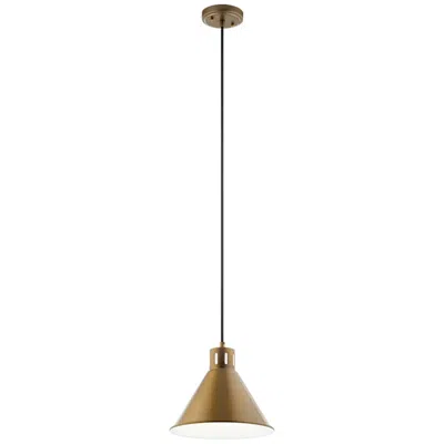 Kichler Zailey Natural Brass Pendant 1lt