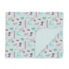 Kickee Lightweight Toddler Blanket In Fresh Air Beach Day