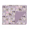 Kickee Lightweight Toddler Blanket In Thistle Morning On The Farm