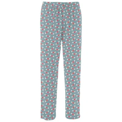 Kickee Men's Print Pajama Pants In Stormy Sea Peppermints In Multi