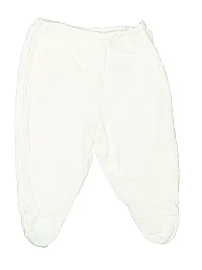 Pre-owned Kickee Pants Babies' Casual Pants In White