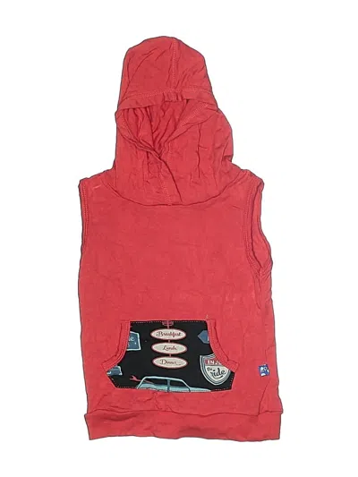 Pre-owned Kickee Pants Kids' Sleeveless T-shirt In Red