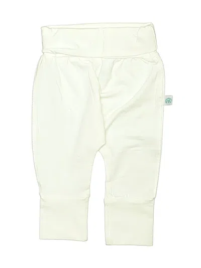 Pre-owned Kickee Pants Babies' Snow Pants With Bib In Ivory