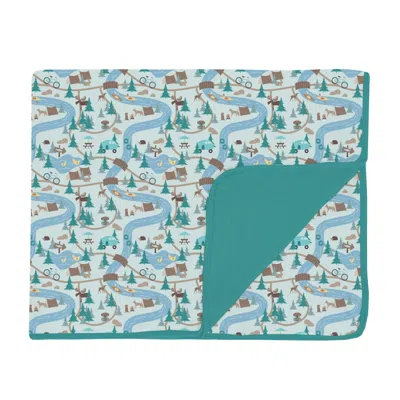 Kickee Toddler Blanket In Fresh Air Campground Map