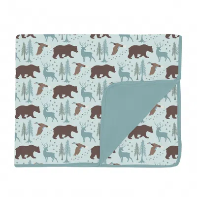 Kickee Toddler Blanket In Fresh Air Forest Adventure