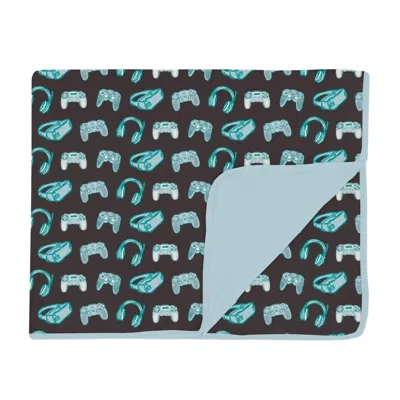 Kickee Toddler's Gamer Blanket In Midnight In Multi
