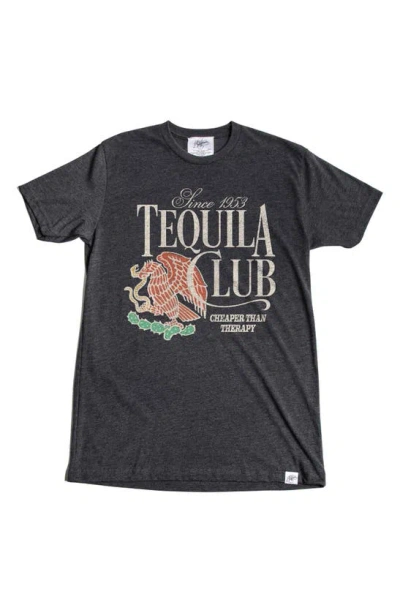 Kid Dangerous Tequila Club Graphic T-shirt In Charcoal